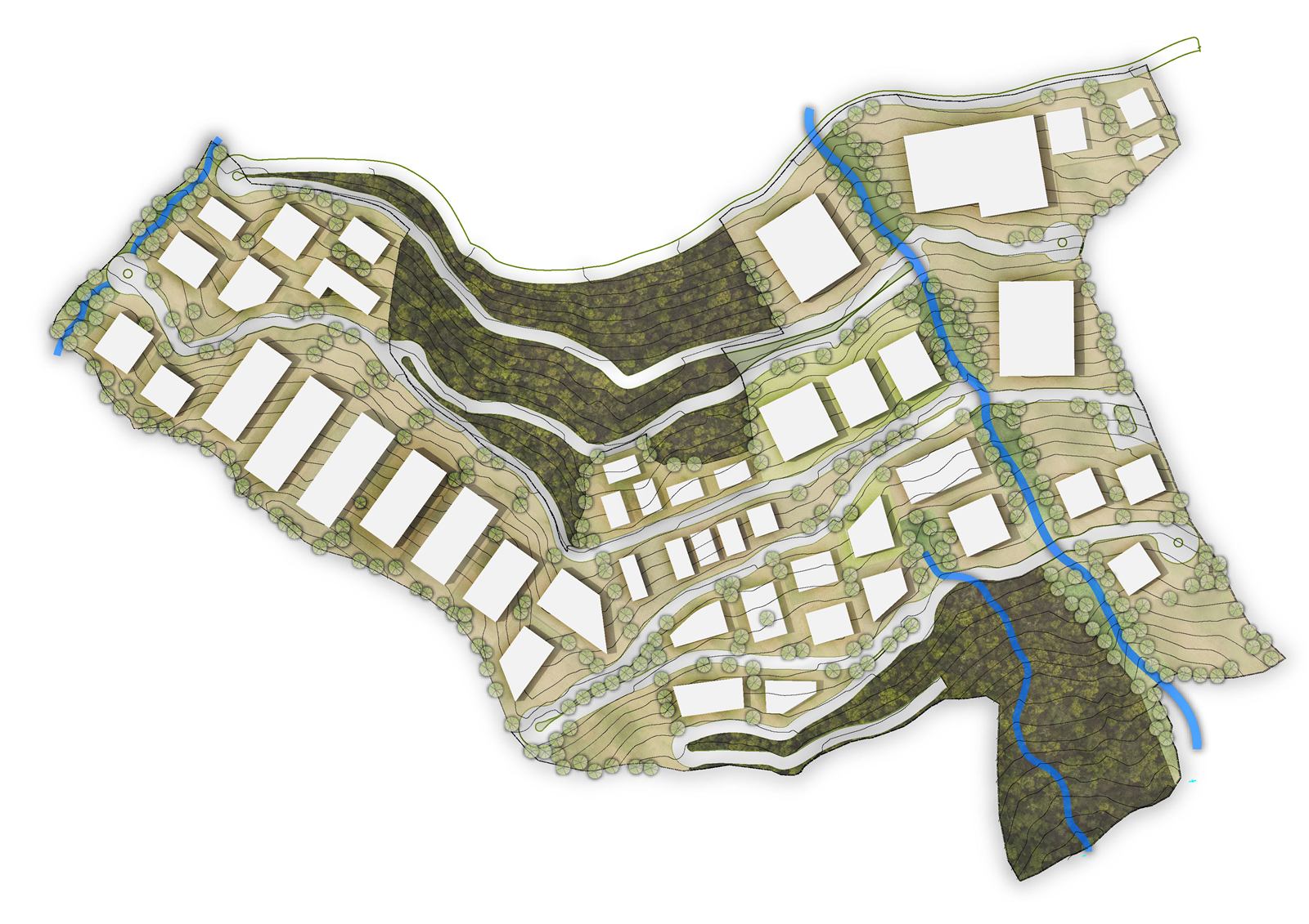Industrial master plan layout